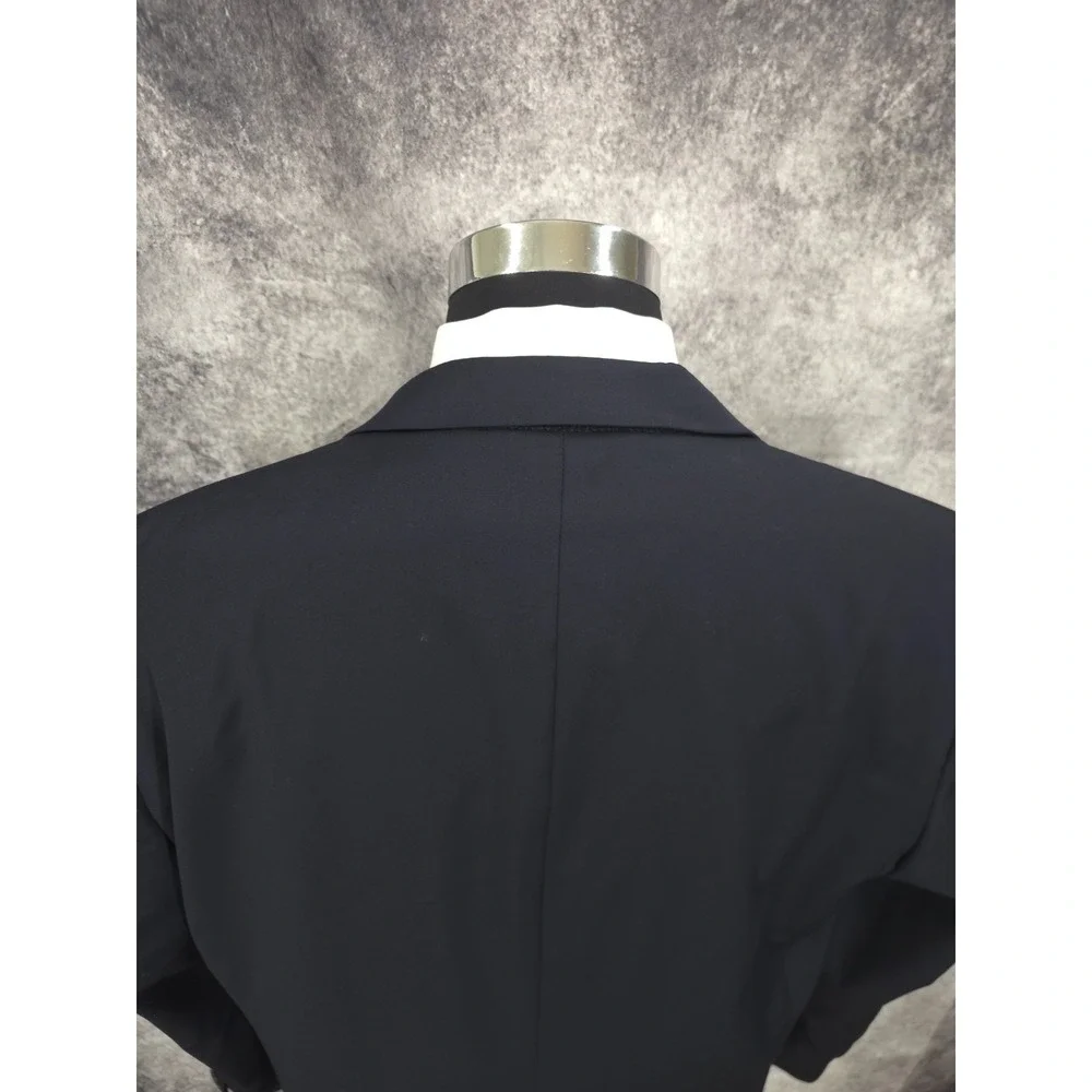 Jos A Bank Signature Blazer Jacket Mens 43 L Blue Sport Coat 2 Buttons Business‎